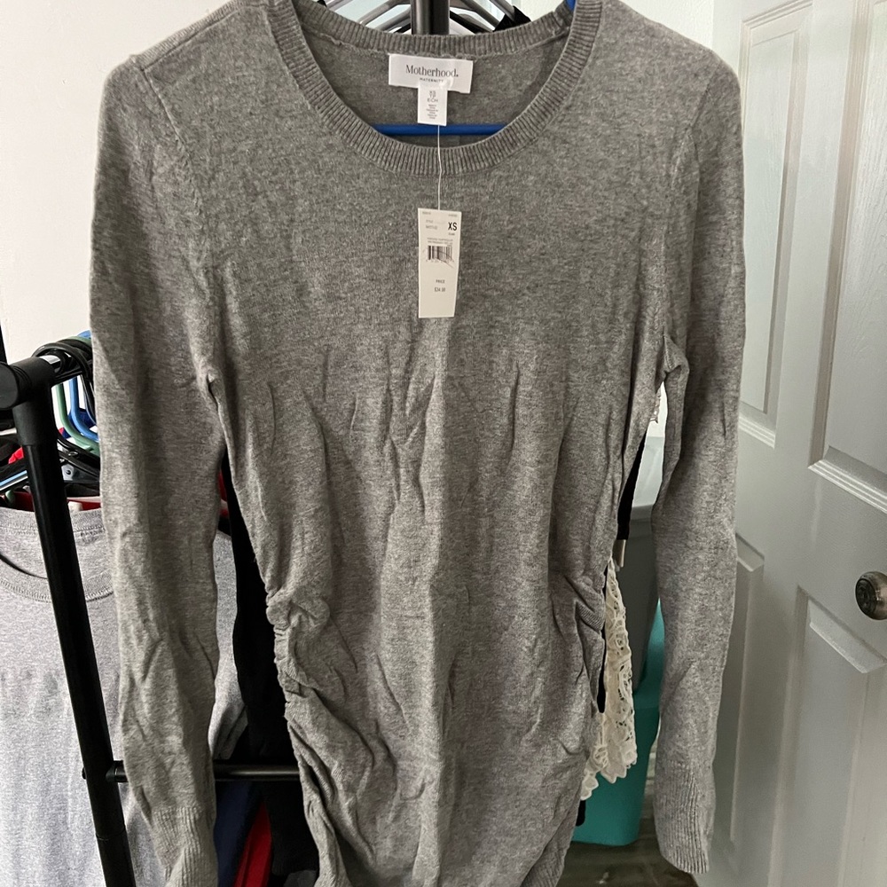 Motherhood maternity sweater dress